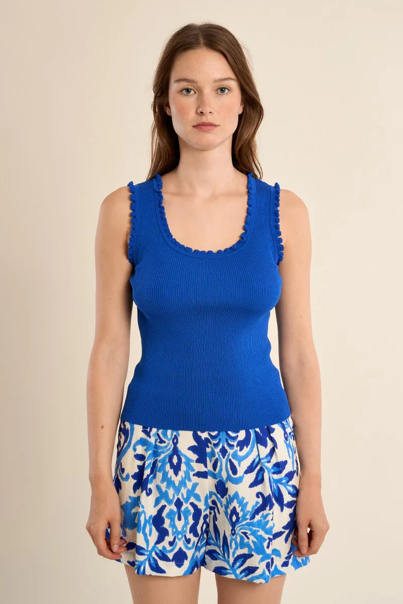 Sweet Edge Ribbed Tank