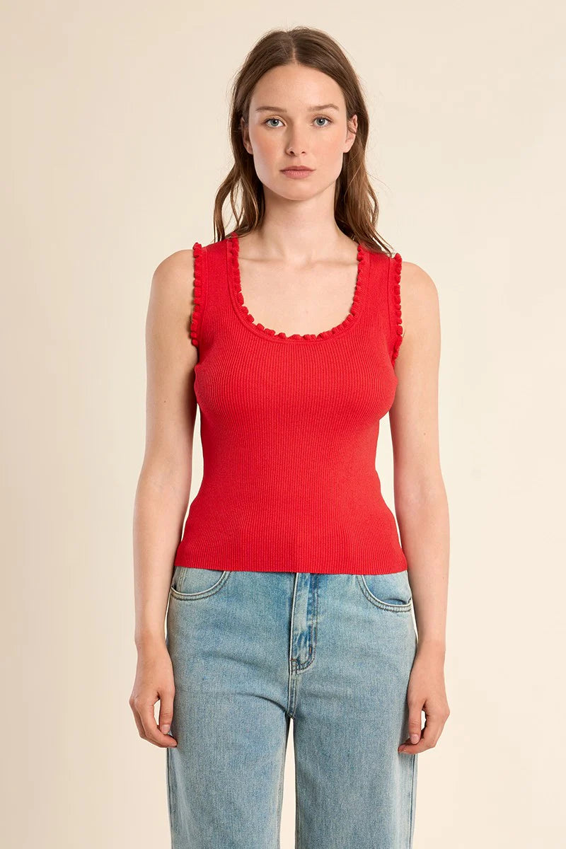 Sweet Edge Ribbed Tank