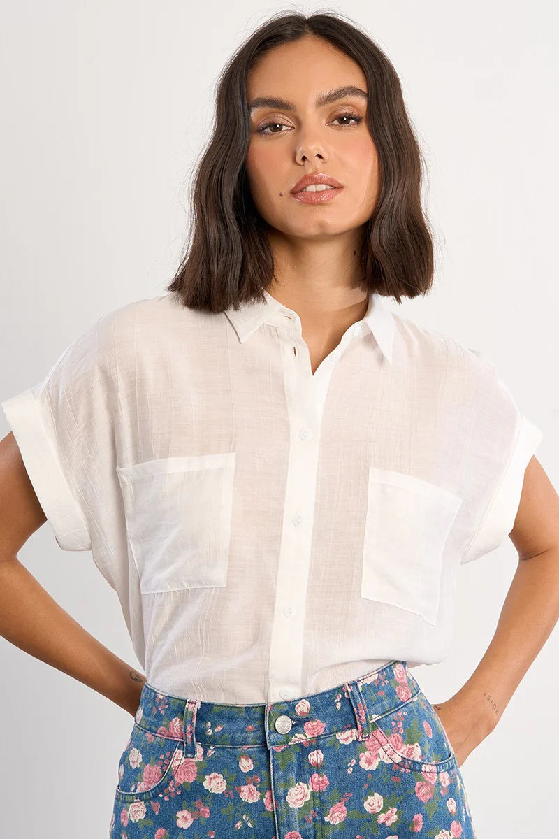 Breezy Classic Sleeveless Blouse