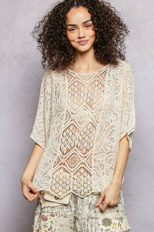 Zig Zag Daydream Crochet Top