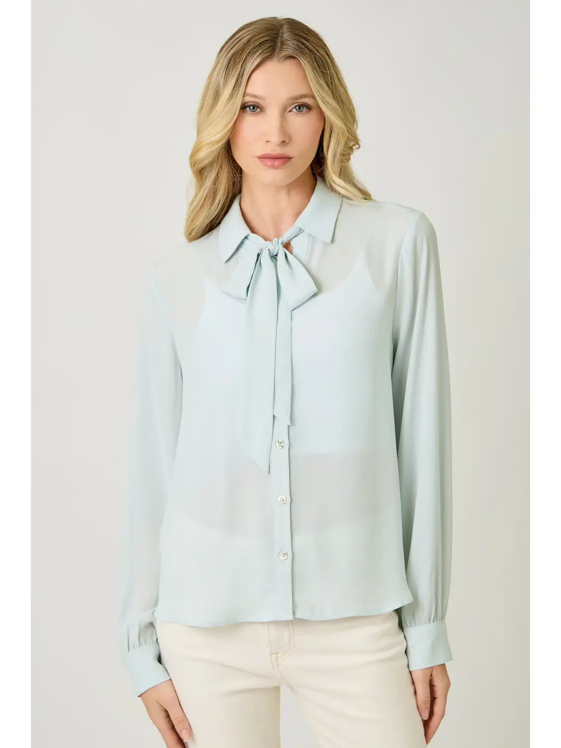 The Effortless Tie-Neck Blouse