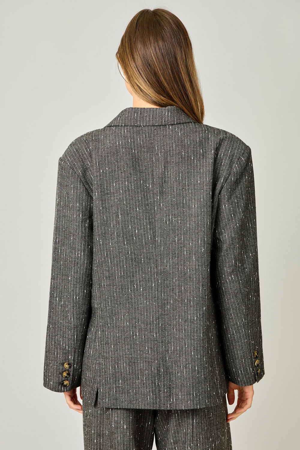 The Sparklet Pinstripe Blazer