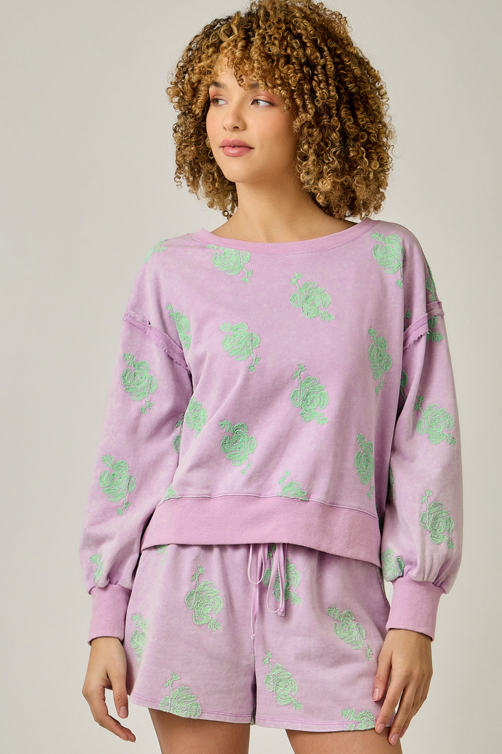 Everyday Charm Embroidered Sweatshirt