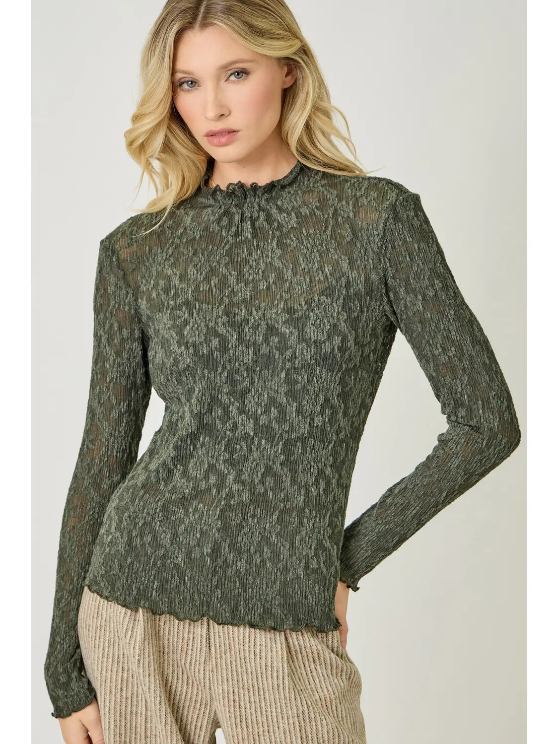 Ruffle Me Up Knit Top