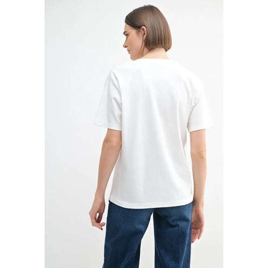 Effortless Charm Round Neck Knit Top