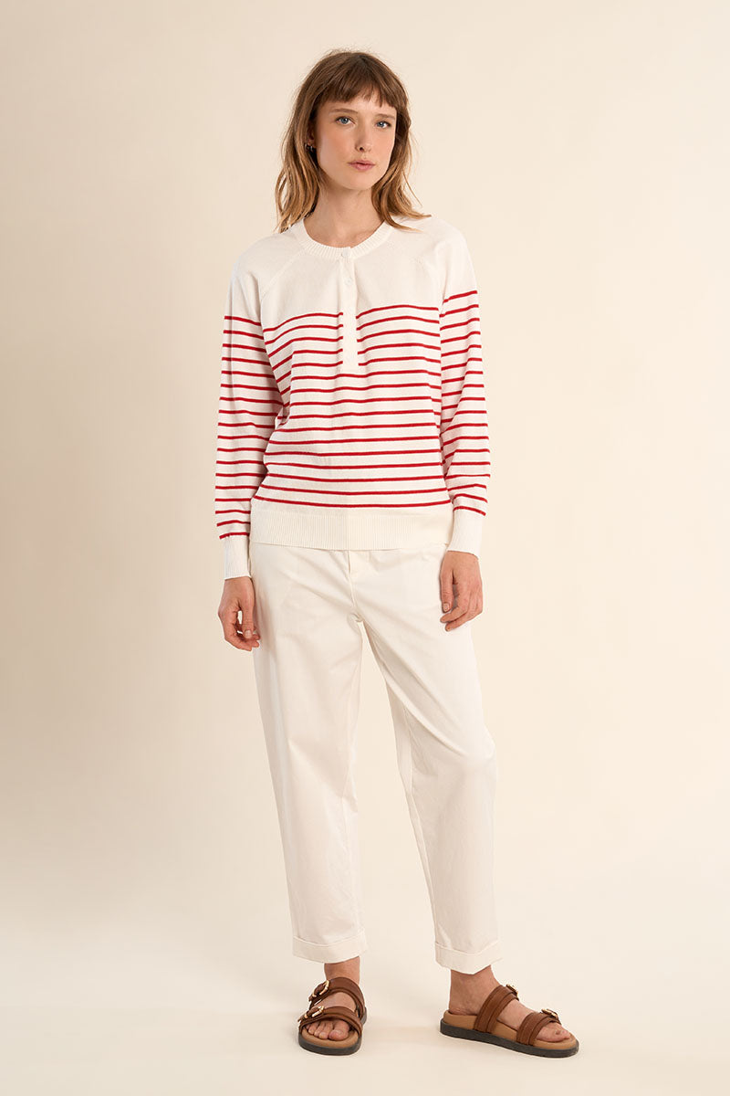 Red Line Revival Henley Sweater