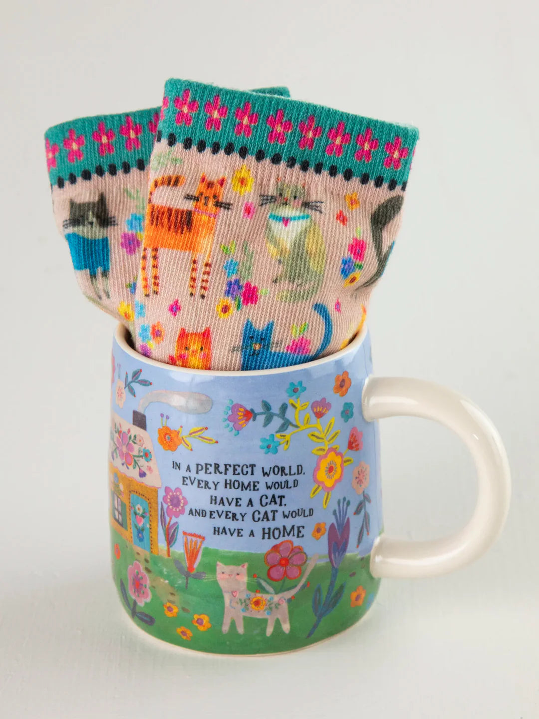 Natural Life Mug & Sock Set