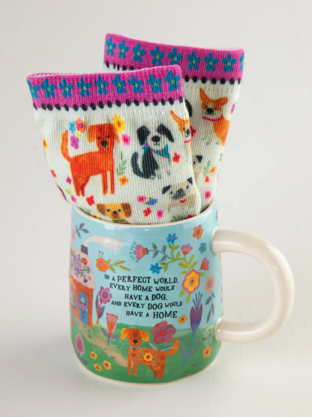 Natural Life Mug & Sock Set