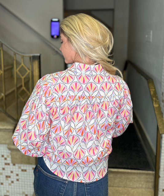 Pretty in Prints Button Down