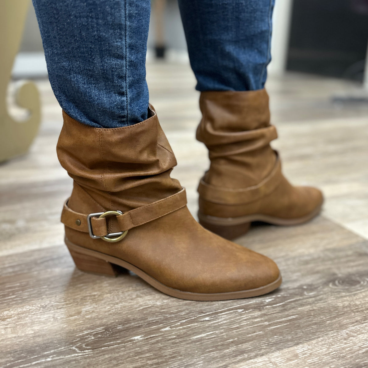 Lamar Saddle Up Slouchy Bootie
