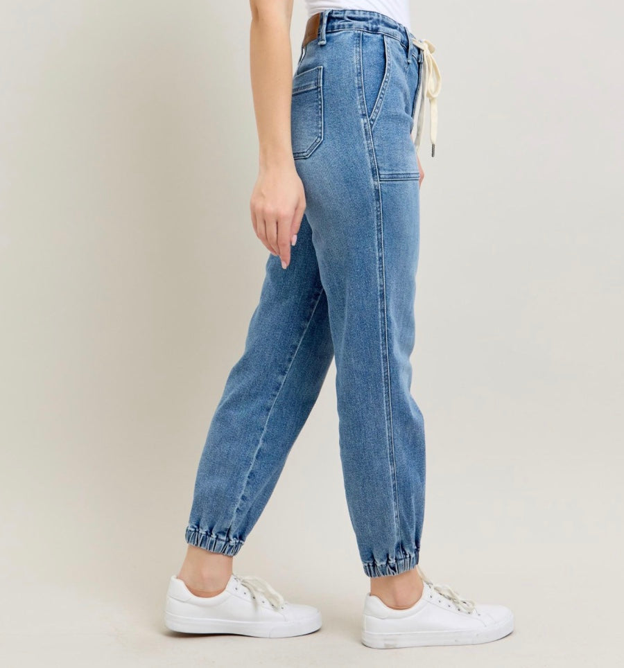 Judy Blue High Waist Denim Jogger