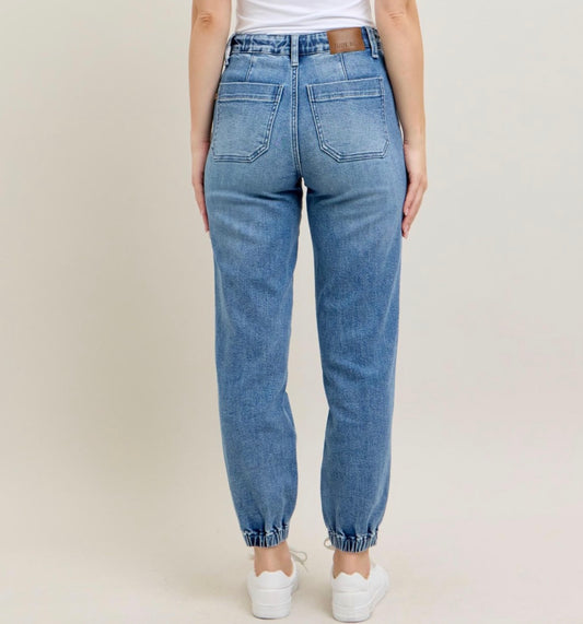 Judy Blue High Waist Denim Jogger