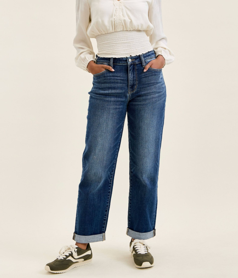 Judy Blue Billie Refresh Boyfriend Jeans