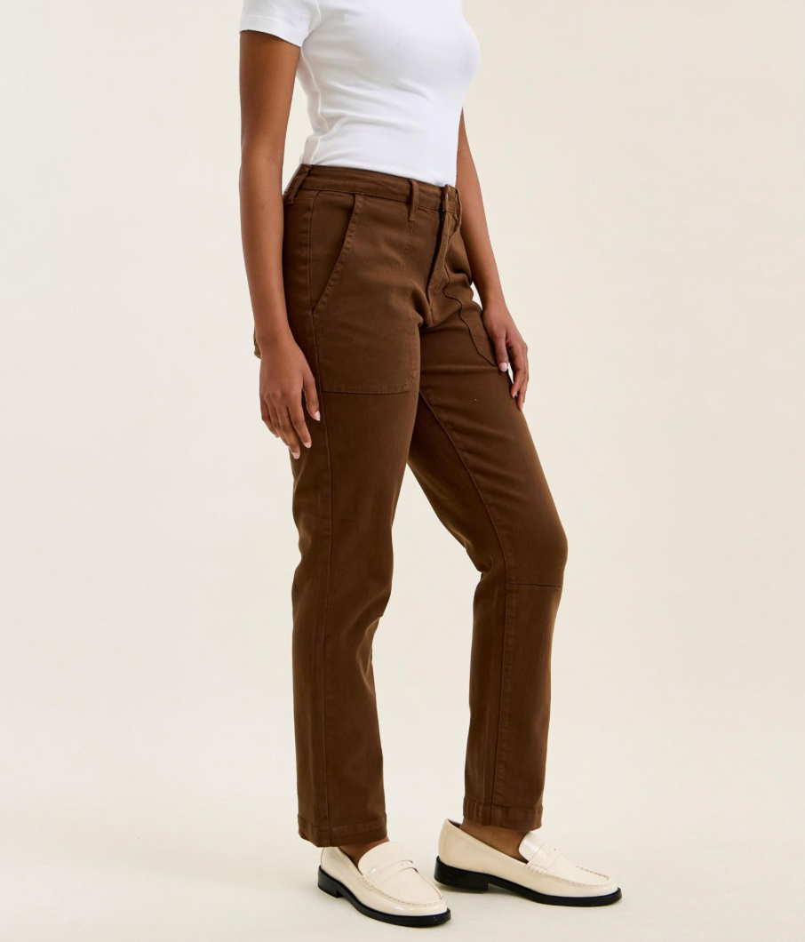 Judy Blue Aurora Weekender Jeans - Rich Mahogany
