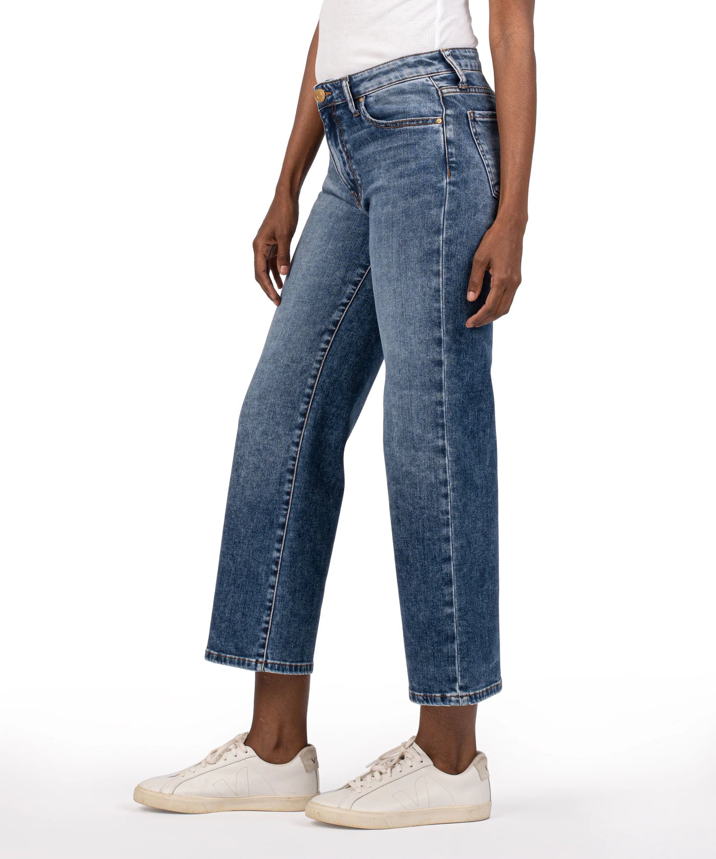 Kut From The Kloth Charlotte High Rise Culotte Jeans