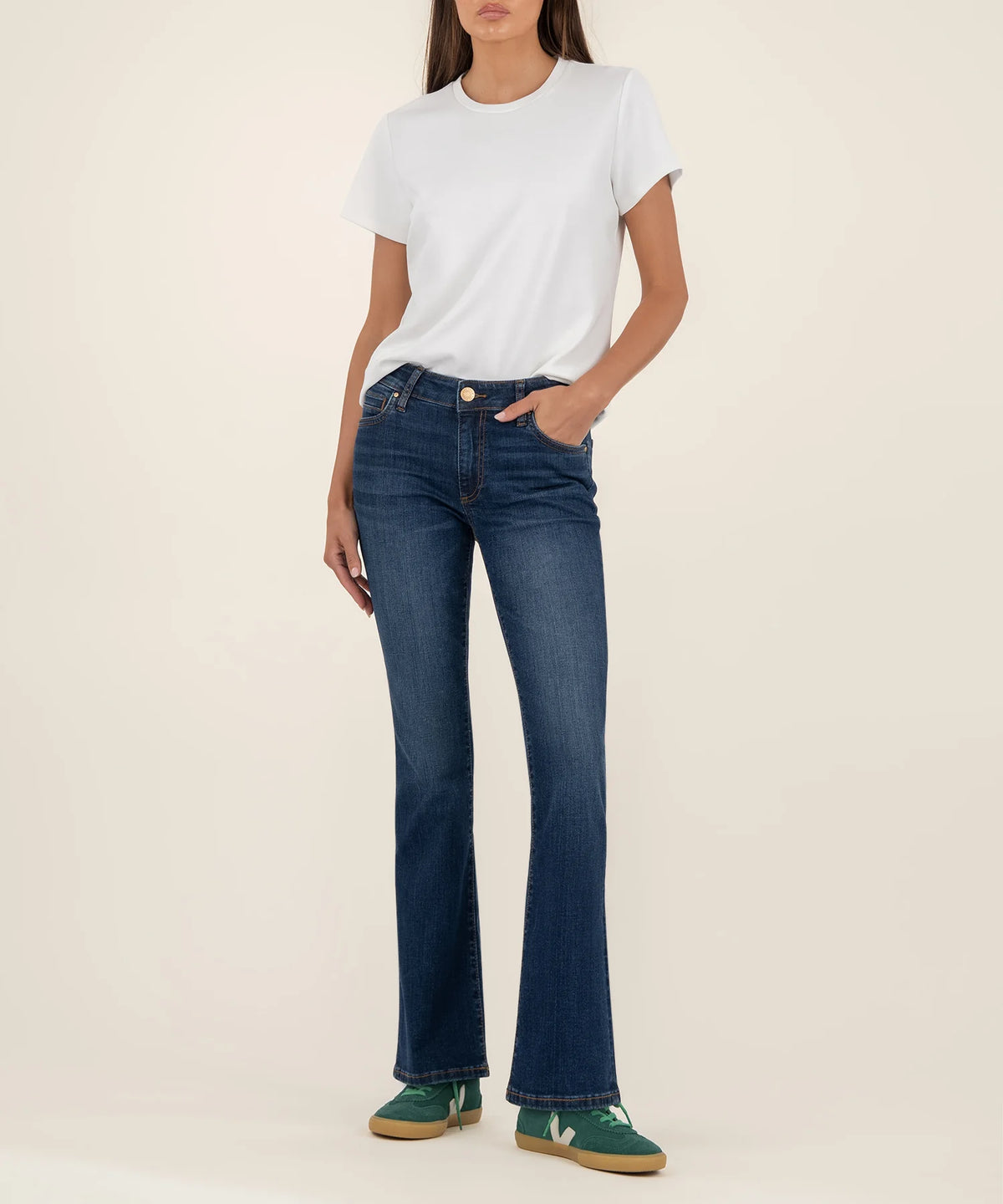 Kut From The Kloth Natalie Mid Rise Bootcut, Petite