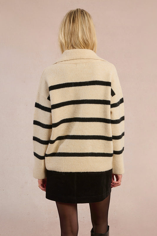 Cozy in Contrast Sweater
