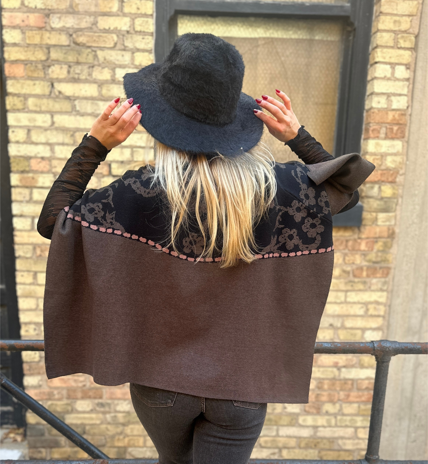 Bloom & Cozy Poncho