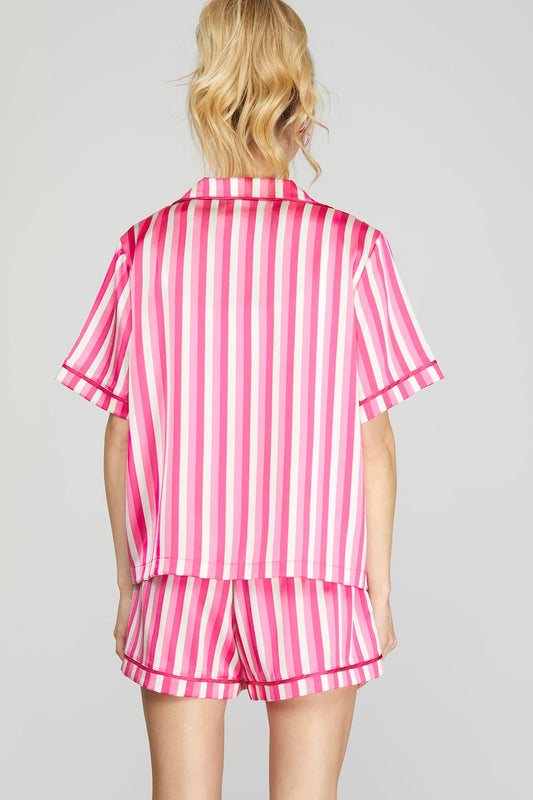 Stripe Pajama Set