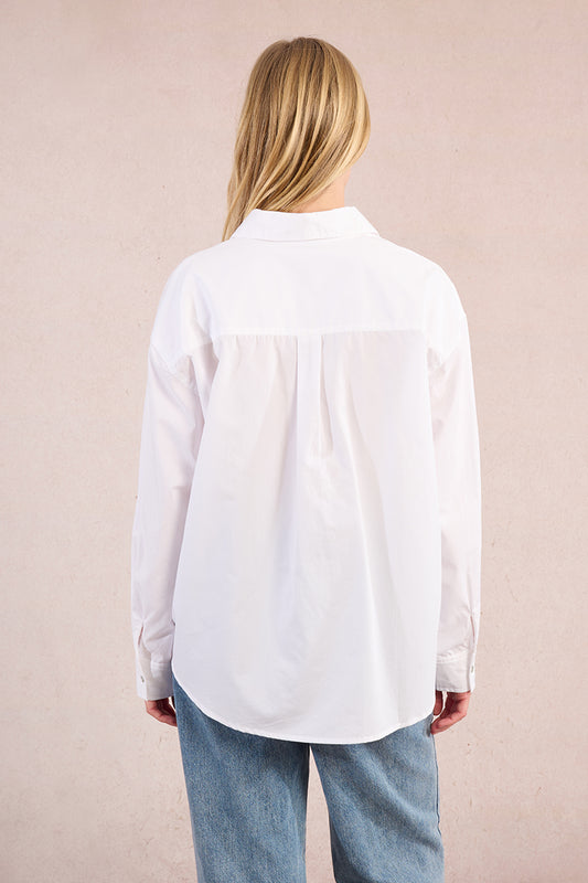 Lucky Charm Button-Up Blouse