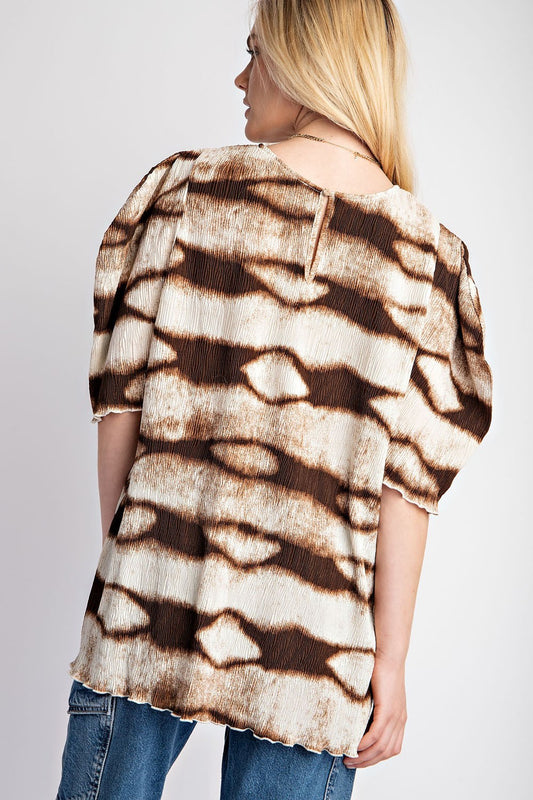 Bold & Breezy Puff Sleeve Top