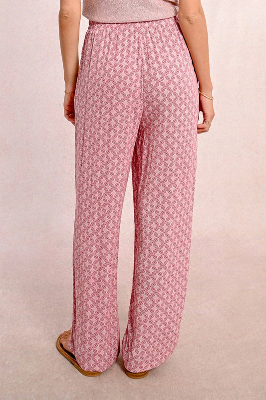 Pretty In Pink Flowy Wide Leg Pants