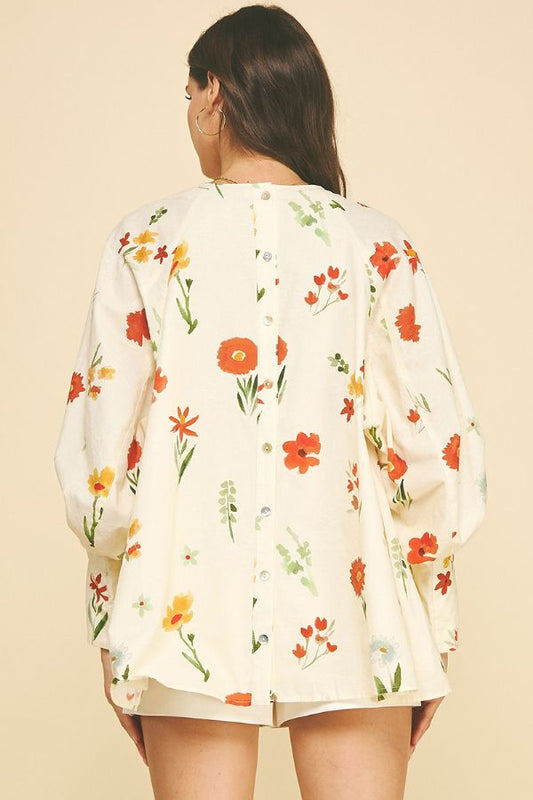 Back in Bloom Floral Blouse