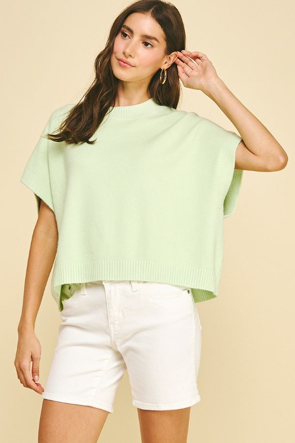 Mint to Be Sweater Top