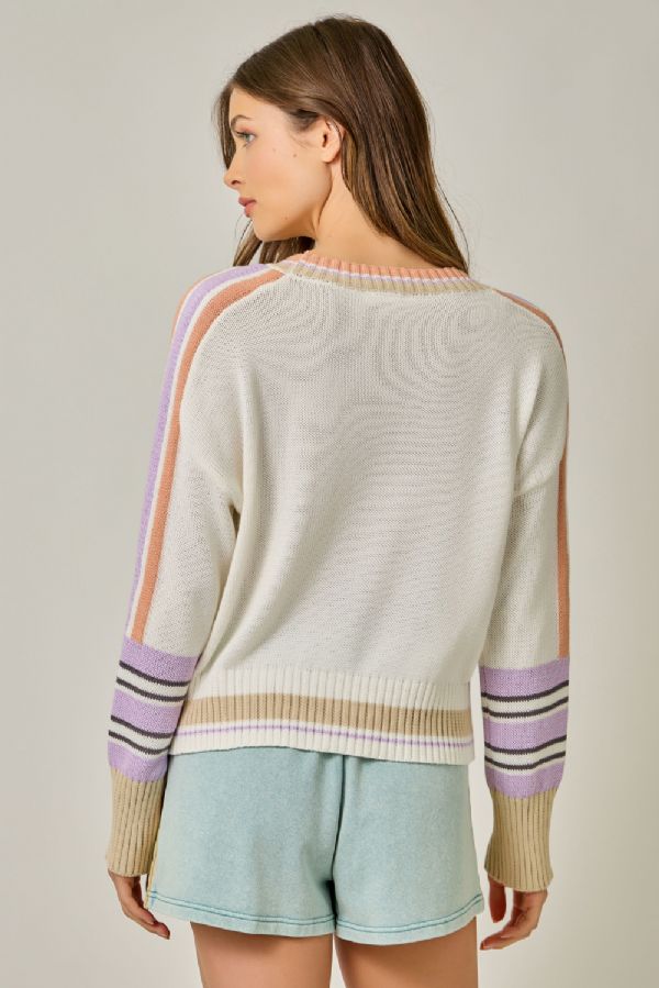 Catch of the Day Color Block Sweater