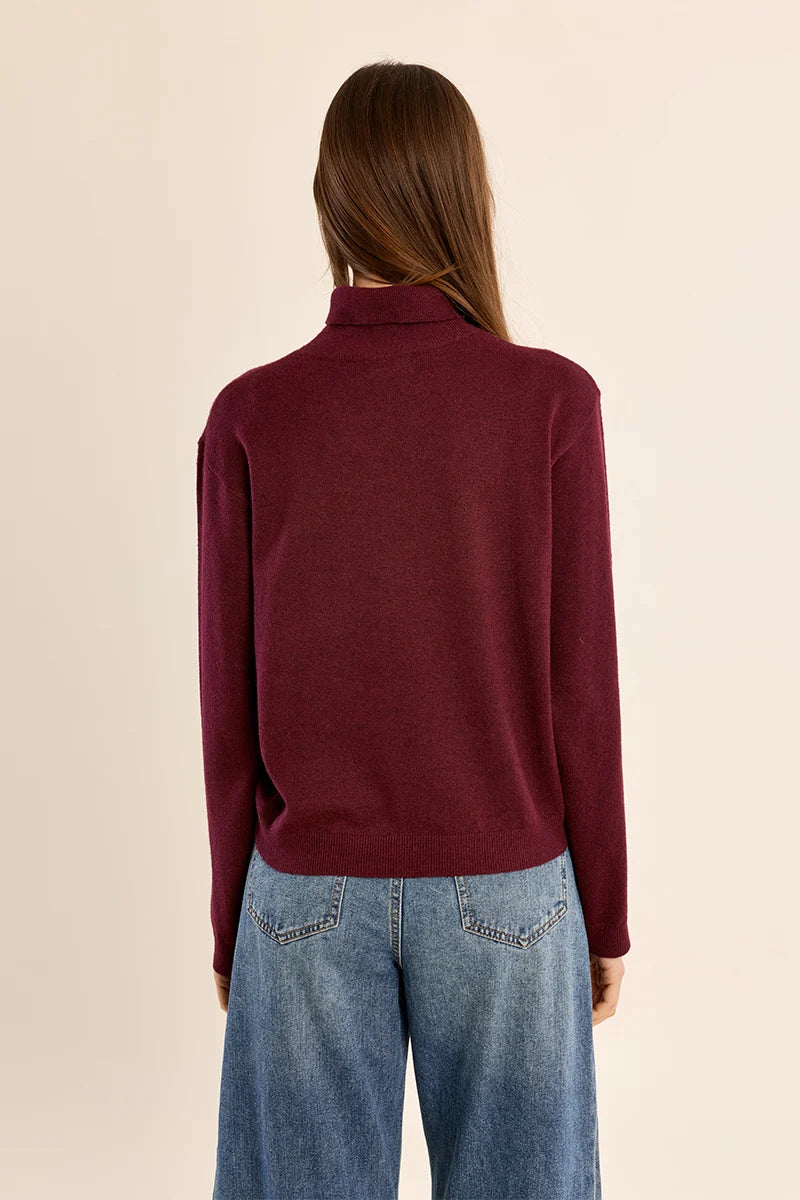 Classic Knit Turtleneck Sweater