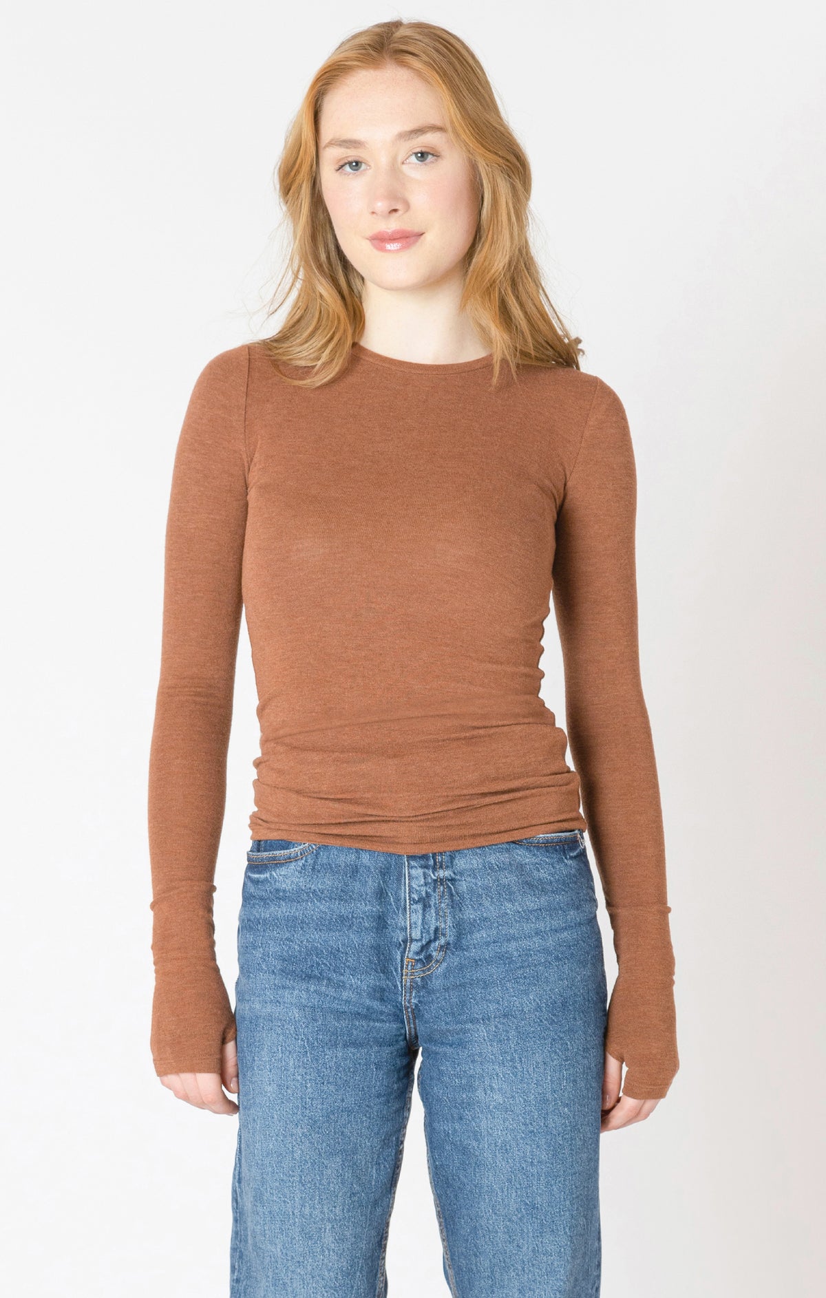 Soft & Simple Brushed Crewneck Tee