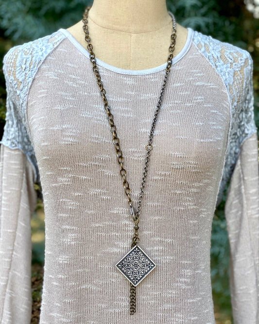 Inspire Designs Rolling Stone Necklace