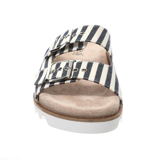 Corkys Dash Navy Stripe Sandal