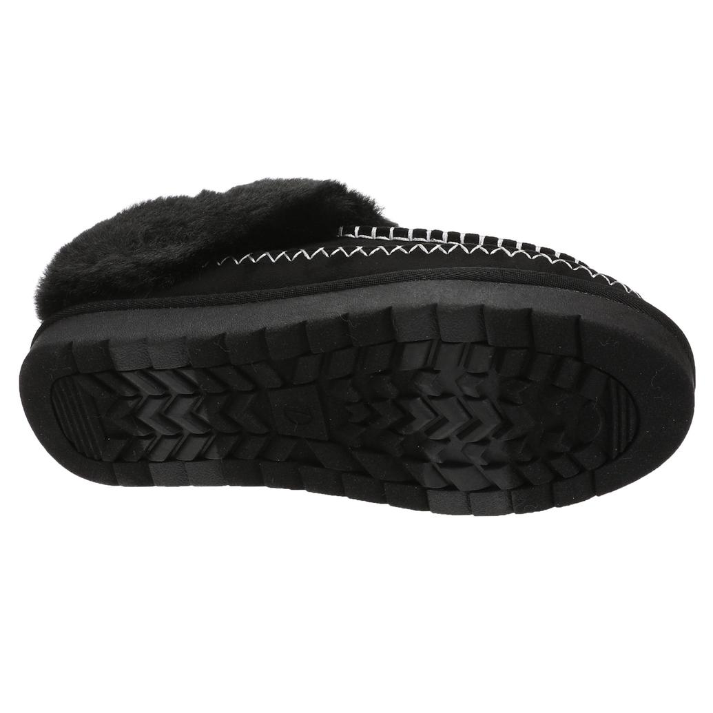 Women's Faux Fur & Faux Suede Moccasin Clogs | Cozy Slip-On Comfort Shoes