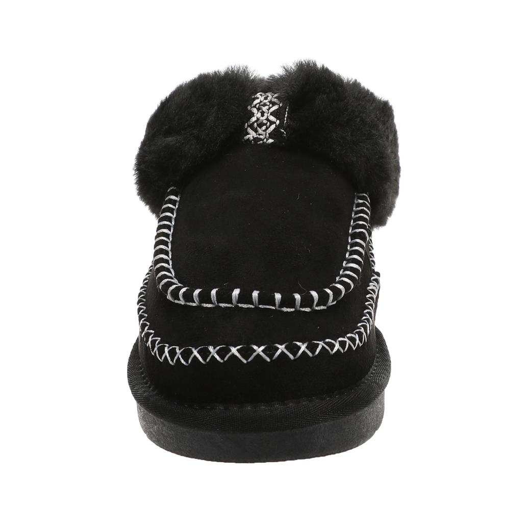 Women's Faux Fur & Faux Suede Moccasin Clogs | Cozy Slip-On Comfort Shoes