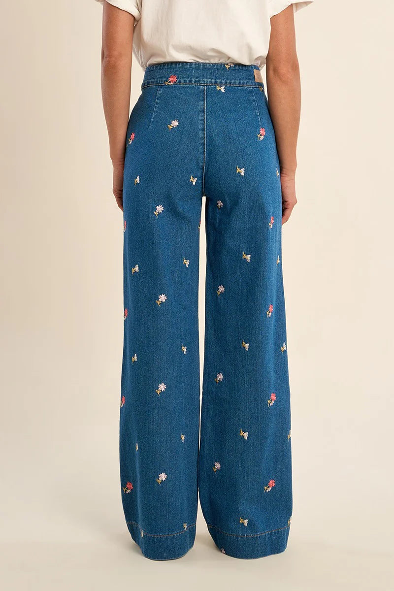 Stitch & Strut Wide Leg Jeans