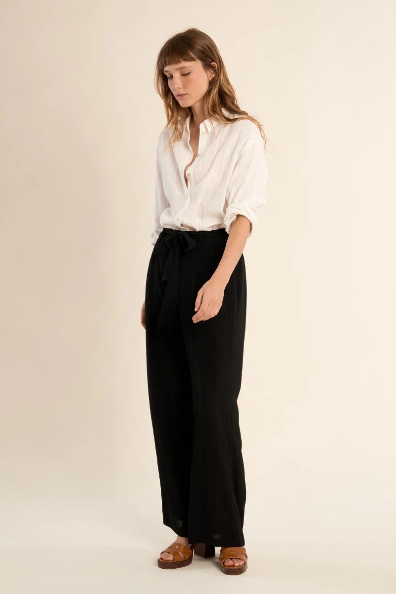 Midnight Breeze Knot Waist Pants