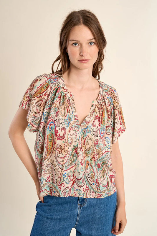 Paisley Daydream Boho Top