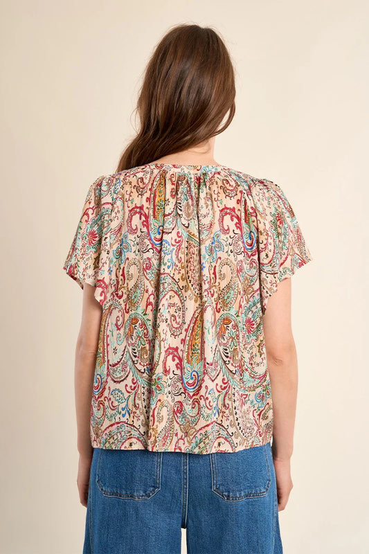 Paisley Daydream Boho Top