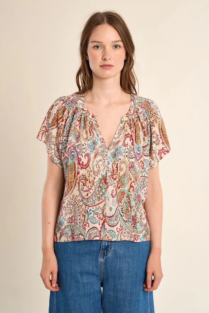Paisley Daydream Boho Top