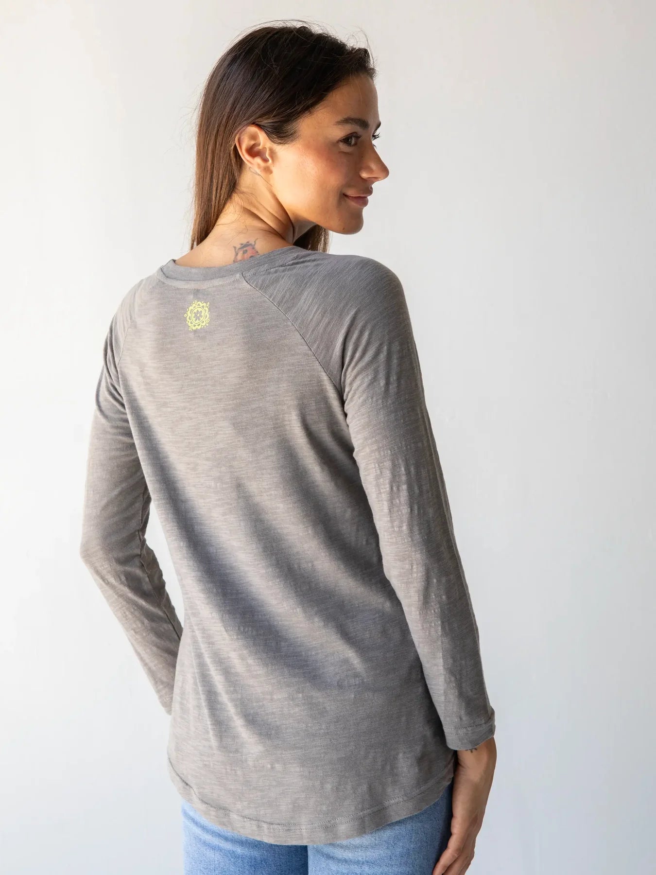 Time For An Adventure Long Sleeve Boho Cotton Tee Shirt