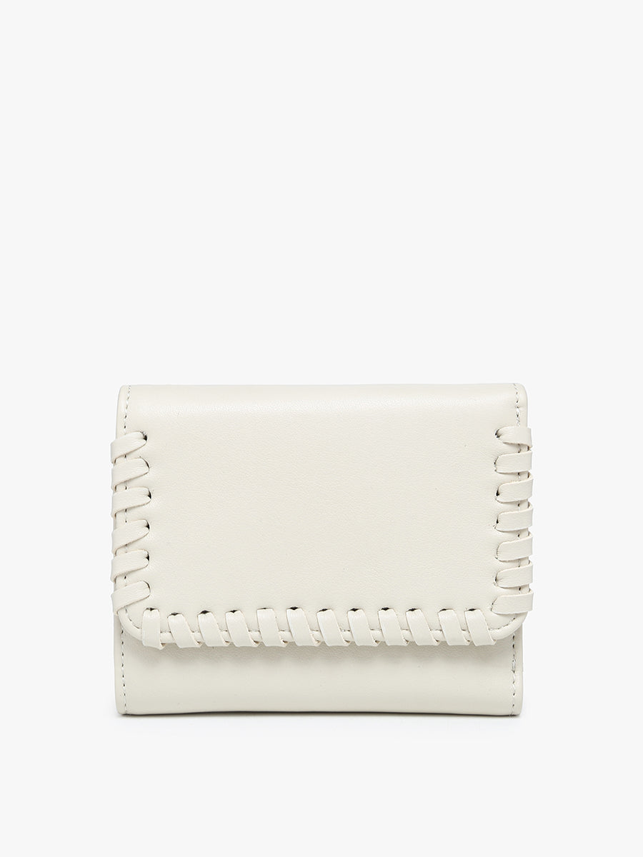Logan Whipstitch Tri-fold Wallet