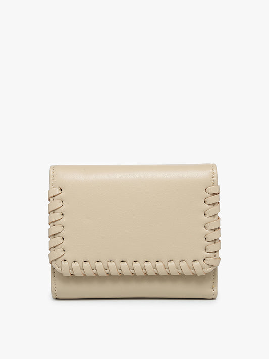 Logan Whipstitch Tri-fold Wallet