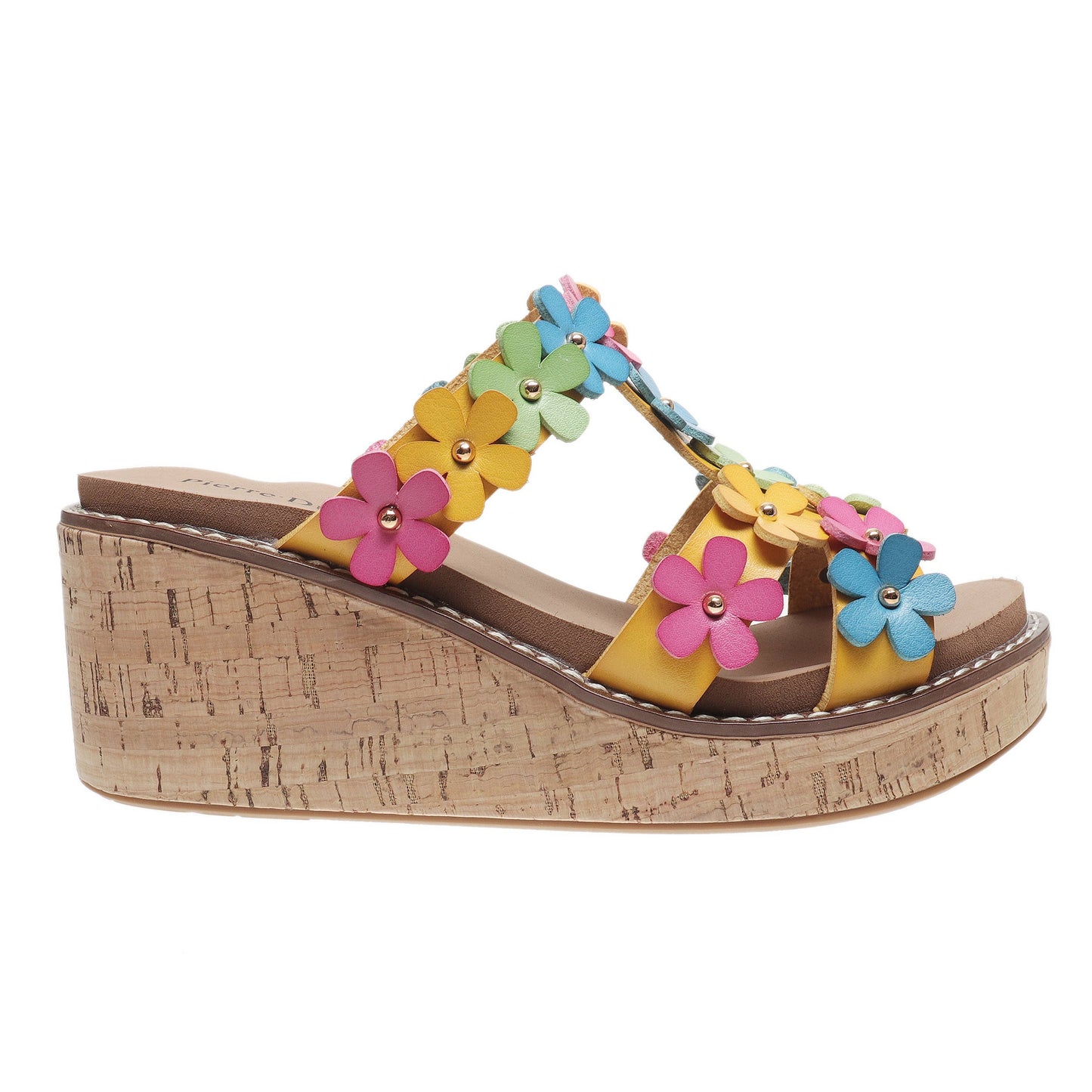 Pierre Dumas Sonda Bloom Babe Floral Wedge Sandals