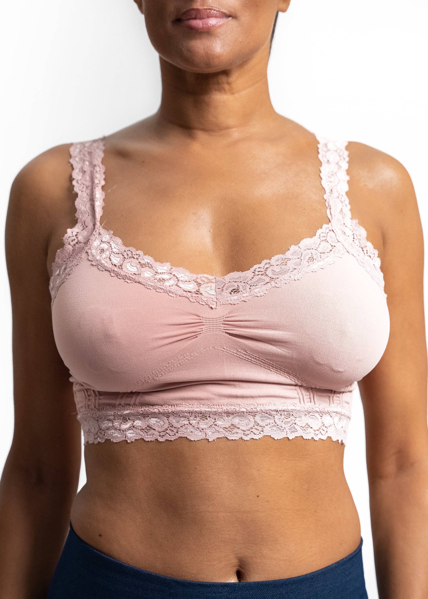 Lace Bralette for Layering | Soft Stretch Lace Coverage Bralette