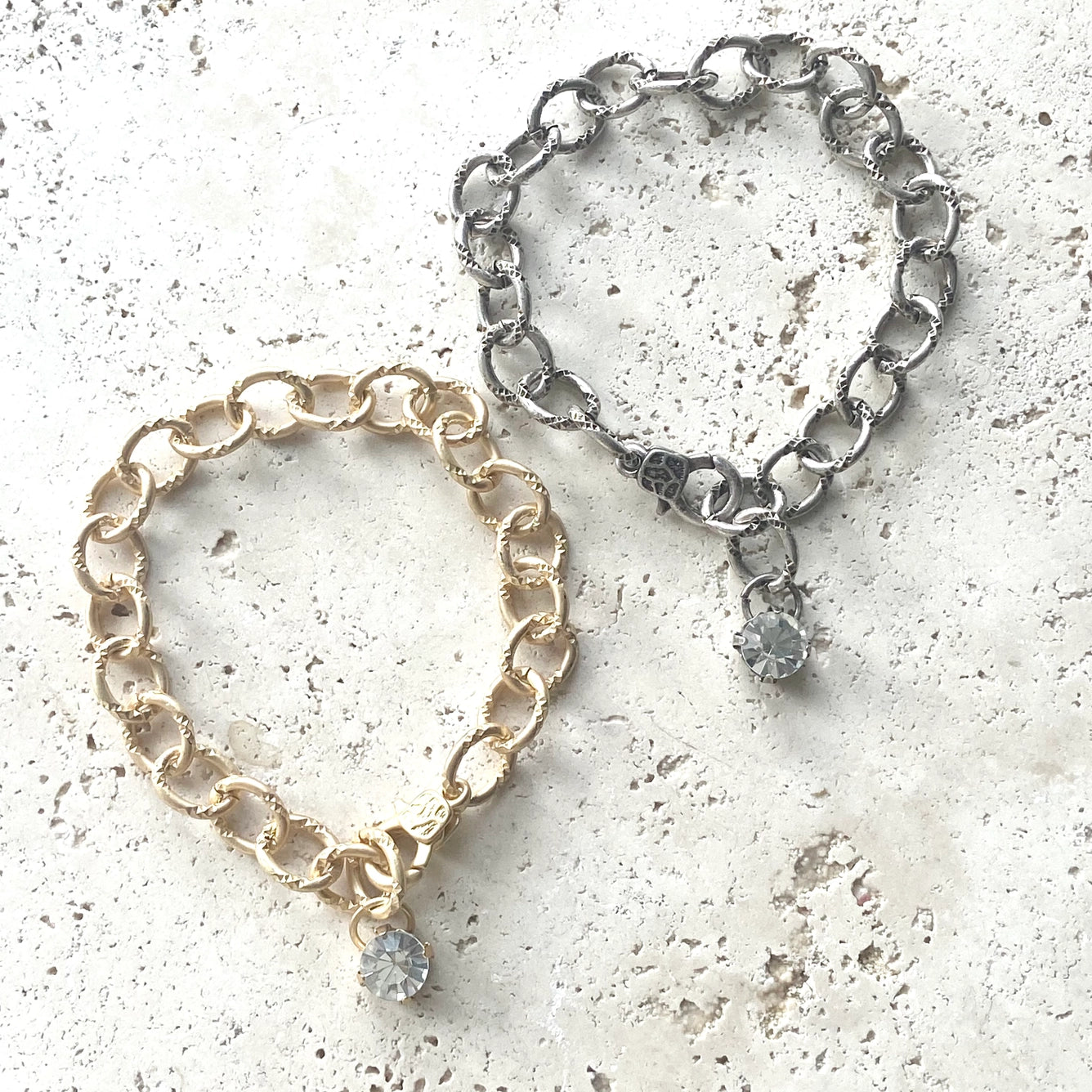 Vintage Etched Chunky Bracelet