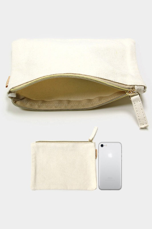 Follow Your Heart _ Cotton Canvas Eco Pouch Bag