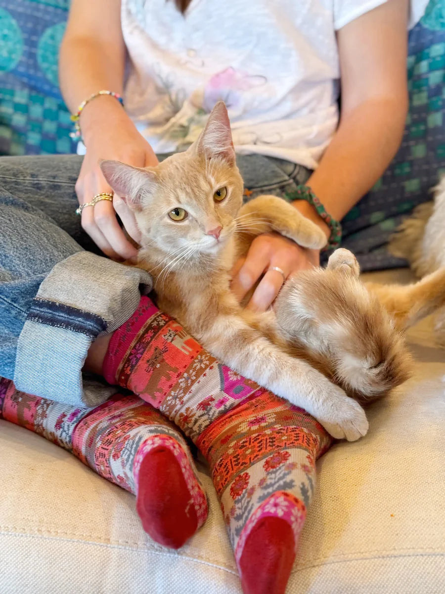 Boxed Boho Sock Set, Set of 3