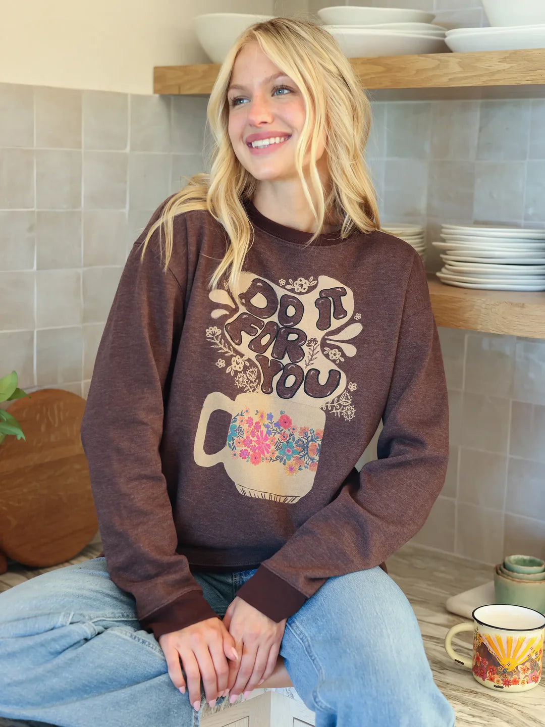 Natural Life Do It For You Comfy Pocket Sweatshirt