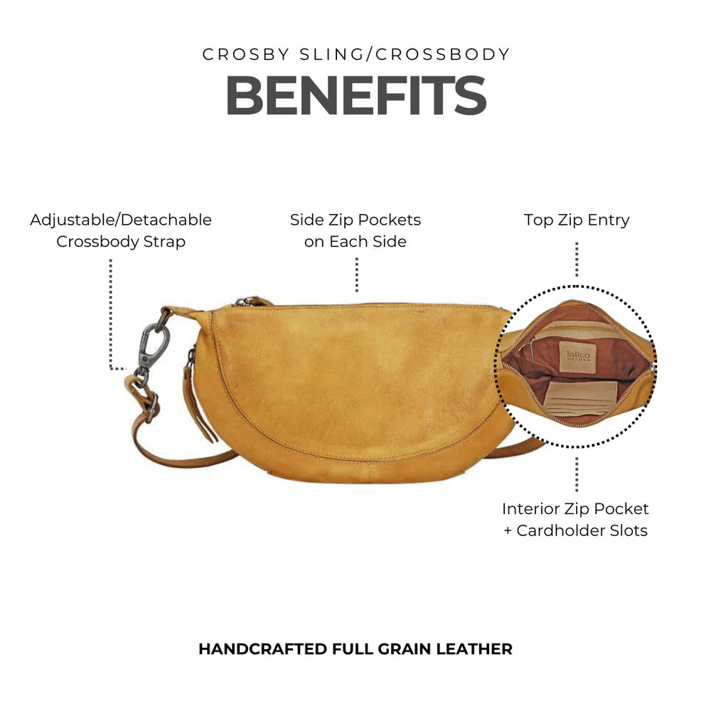 Latico Leather Crosby Sling Bag